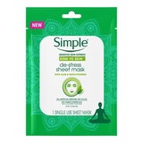 Simple Kind to Skin De-Stress Sheet Mask, thumbnail image 1 of 1