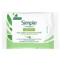 Simple Kind to Skin Eye Makeup Remover Pads, 30CT