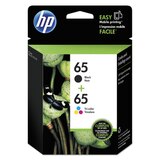 HP 65 Combo Black/Tri-Color Ink Cartridges, 2 CT, thumbnail image 1 of 1