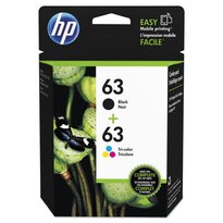 HP 63 Combo Black/Tri-Color Ink Cartridges