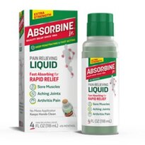 Absorbine Junior Plus Pain Relieving Liquid, 4 OZ