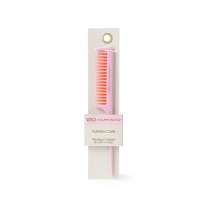 GSQ By GlamSquad Hair Comb Teasing Multitasker Light Pink