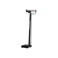 Pelstar Mechanical Beam Scale with Height Rod 390 LB Capacity 3 1/4 in. x 10-1/2 in. Platform, White