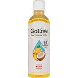 GoLive Live Probiotic Water with Prebiotics, Coconut Pineapple 12 OZ, thumbnail image 1 of 1