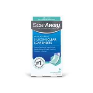 ScarAway Silicone Scar Sheets, 8CT