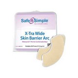 Safe n' Simple X-Tra Wide Skin Barrier Arc 2 in. Waterproof, 30CT, thumbnail image 1 of 1