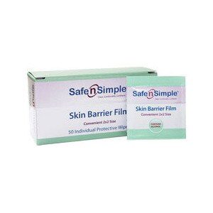 Safe n' Simple Skin Barrier Film Wipes, 50CT