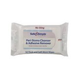 Safe N Simple Peri-Stoma Cleanser and Adhesive Remover Wipes, thumbnail image 1 of 1