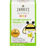 Zarbee's Naturals Baby Cough Syrup + Mucus with Agave & Ivy Leaf, Natural Grape Flavor, 2 Fl. Ounces (1 Box), thumbnail image 1 of 1