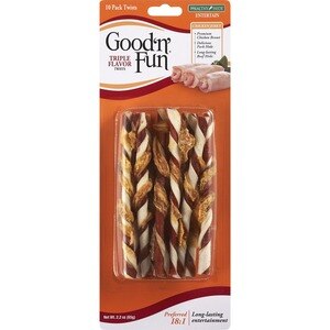 Healthy Hide Good 'n' Fun Triple-Flavor Chews Twist 