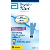 Precision Xtra Blood Glucose Test Strips, thumbnail image 1 of 1