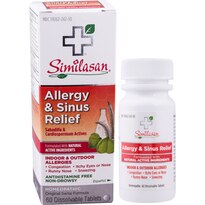 Homeopathic Similasan Allergy Sinus Relief, 60CT