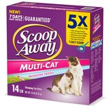 Scoop Away Multi-Cat Clumping Cat Litter, Scented, 14 lbs, thumbnail image 1 of 1