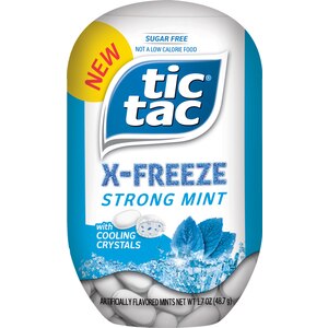 Tic Tac X-Freeze Sugar Free Breath Mints, 1.7 OZ