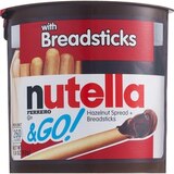 Ferrero Nutella&Go! Hazelnut Spread+Breadsticks (Single), thumbnail image 1 of 2