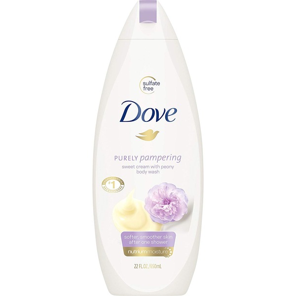 Dove Pampering Skin Nourishing Shea Butter Body Wash with Warm Vanilla, 22 OZ