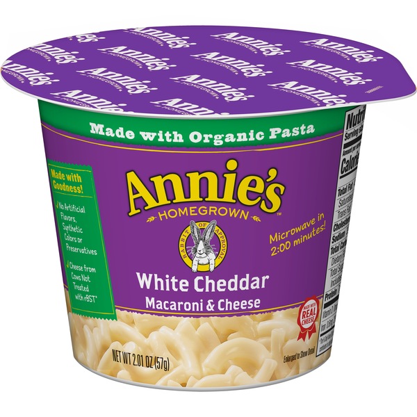 Annie's White Cheddar Macaroni & Cheese Cup, 2.01 OZ