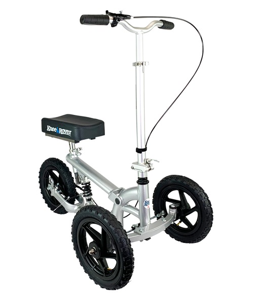 KneeRover PRO All Terrain Knee Scooter Knee Walker Aluminum with Shock Absorber