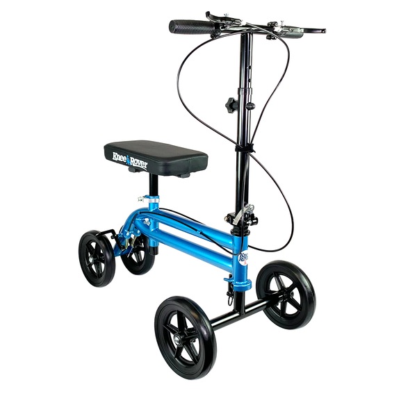 KneeRover Steerable Economy Knee Scooter with Dual Braking System