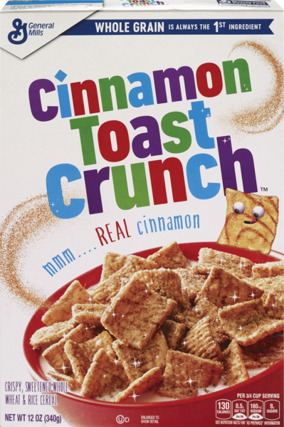General Mills Cinnamon Toast Crunch Cereal, 12 OZ