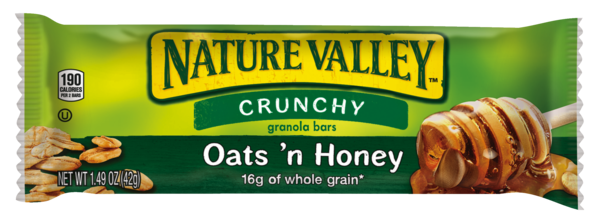 Nature Valley Crunchy Granola Bars Oats 'N Honey Single Srv