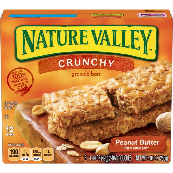 Nature Valley Crunchy Granola Bars, Peanut Butter