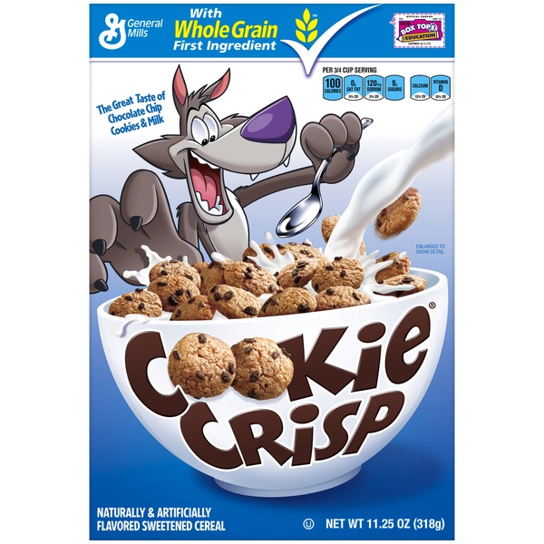 General Mills Cookie Crisp Cereal Choc Chip Cookie Flavor