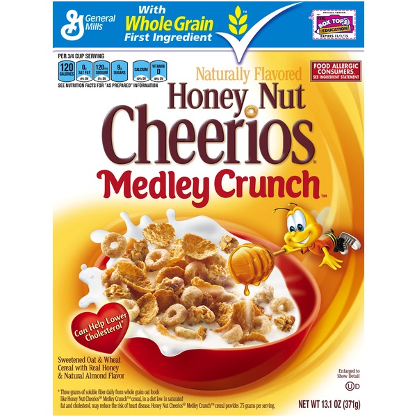 General Mills Honey Nut Cheerios Medley Crunch Cereal