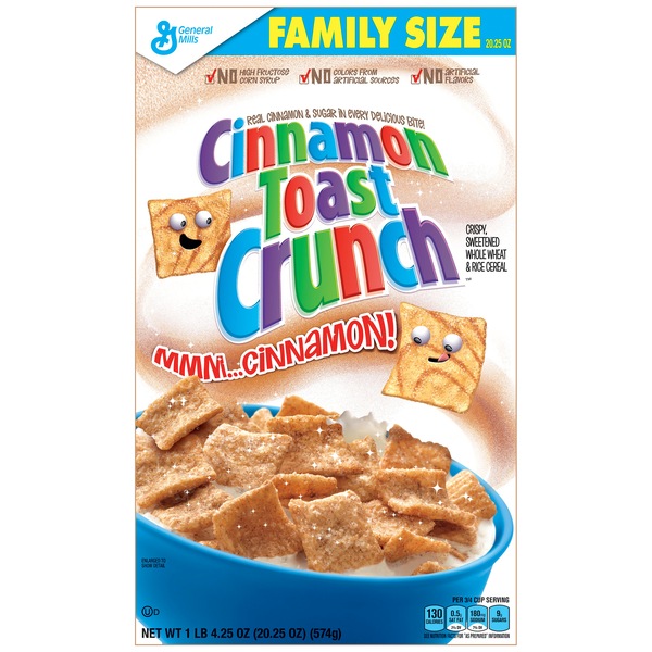 General Mills Cereals Cinnamon Toast Crunch, 20.25 OZ