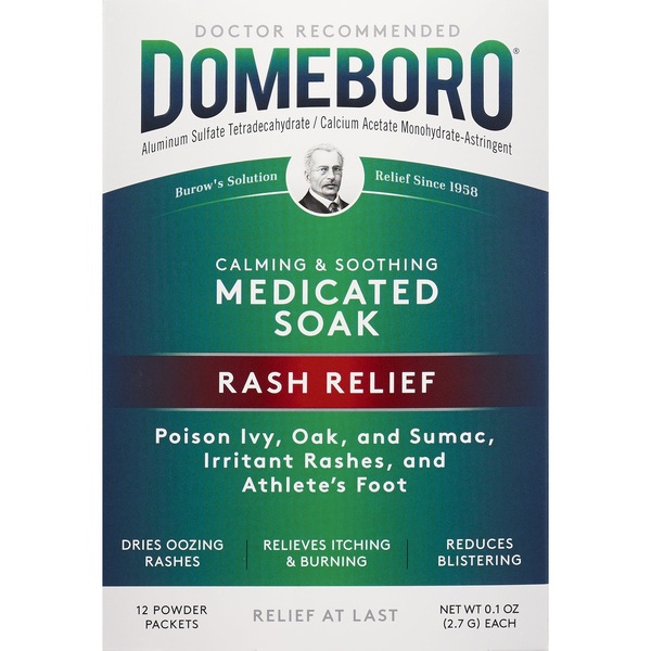 Domeboro Soothing Soak, 12CT