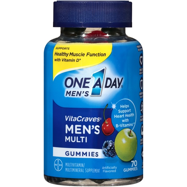 One A Day VitaCraves Men's Multivitamin Gummies