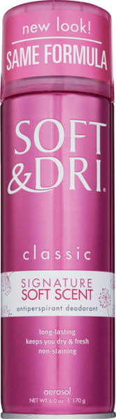 Soft & Dri Anti-Perspirant Deodorant Spray Soft Scent