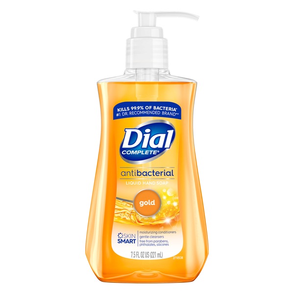Dial Antibacterial Liquid Hand Soap, Gold, 7.5 OZ
