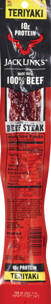 Jack Link's Beef Steak, Original, 2 oz