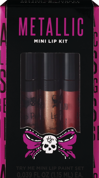 Tattoo Junkee Metallic Mini Lip Kit Set