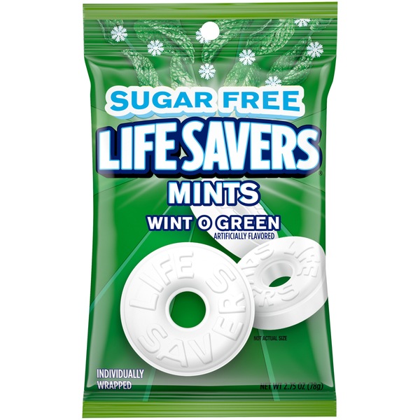 Life Savers Sugarfree Mints Candy Bag, 2.75 OZ