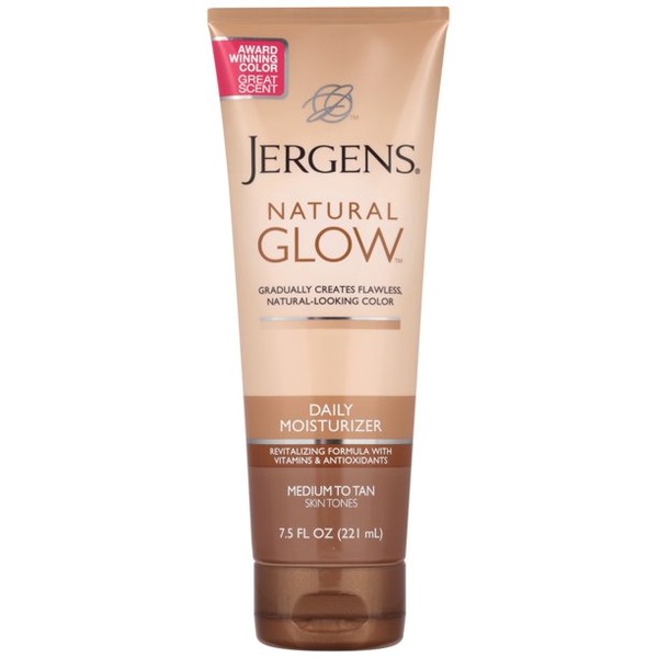 Jergens Natural Glow Daily Moisturizer, Medium/Tan