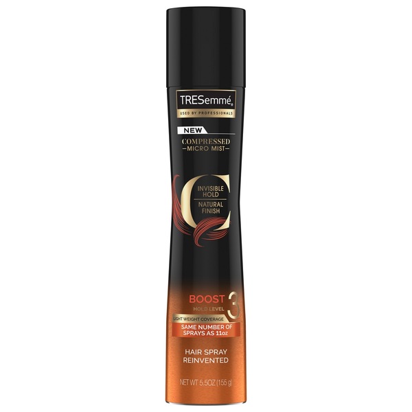 TRESemme Compressed Micro Mist Boost Hold Level 3 Hair Spray, 5.5 oz