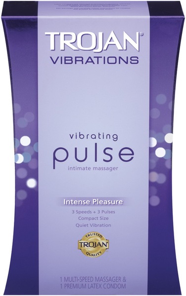 TROJAN VIBRATIONS VIBRATING PULSE INTIMATE MASSAGER