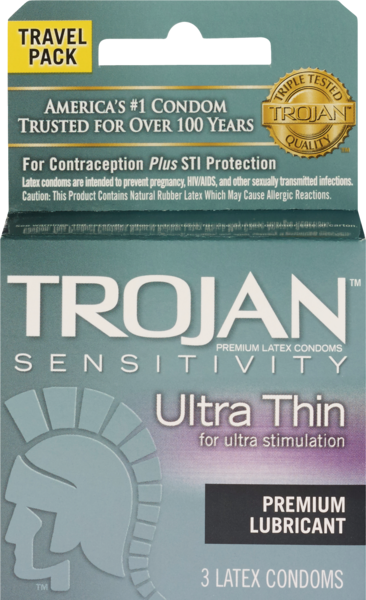 Trojan Ultra Thin Condoms, 3CT