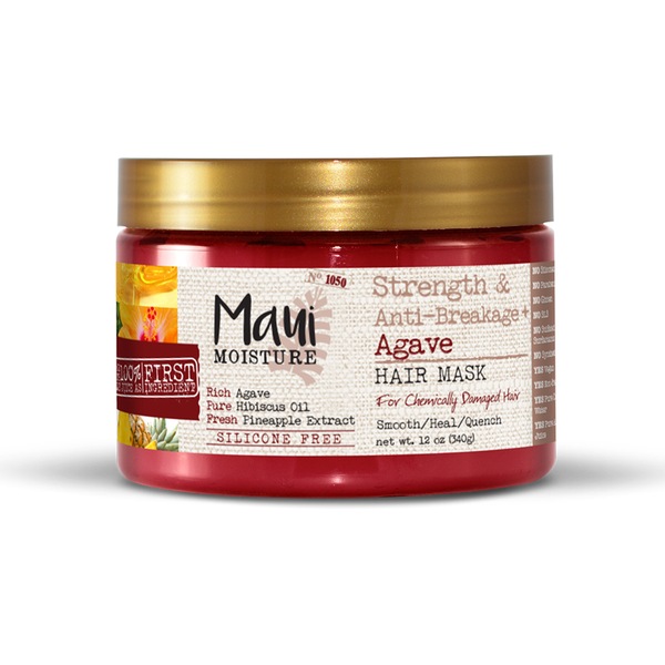 Maui Moisture Strength & Anti-Breakage + Agave Hair Mask, 12 OZ