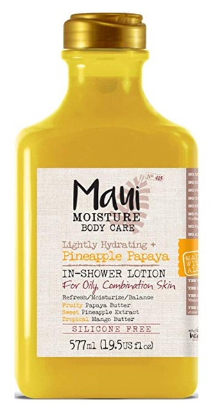 Maui Moisture Pineapple Papaya In-Shower Body Lotion, 19.5 OZ