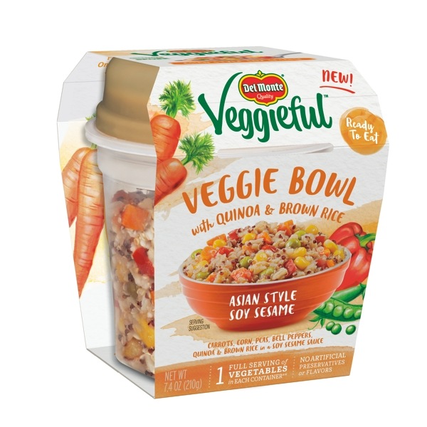 Del Monte Veggieful Ready To Eat Veggie Bowl, 7.4 OZ