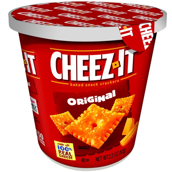 Cheez-It Original Cheese Crackers Cup, 2.2 oz