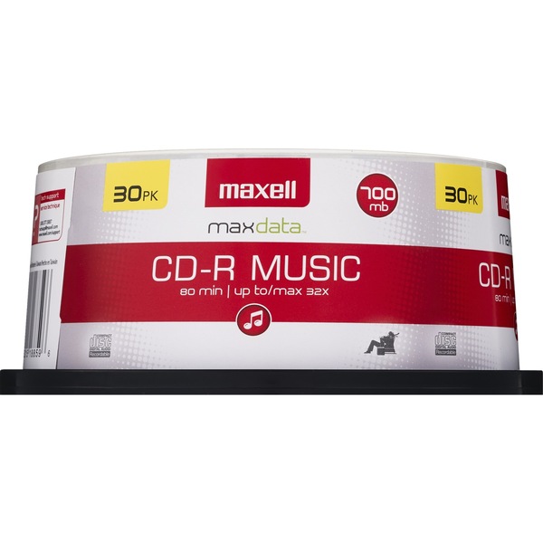 Maxell CD-R Music Recordable Discs 700MB 80 Min Up To 32X