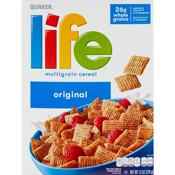 Quaker Life Original Multigrain Cereal, 13 OZ