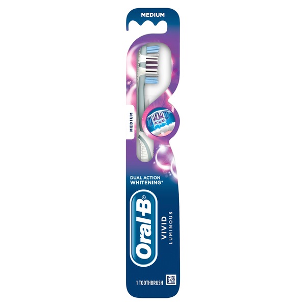 Oral-B Vivid Luminous Manual Toothbrushes, Medium