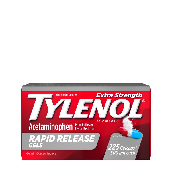 Tylenol Extra Strength Rapid Release Gels with Acetaminophen