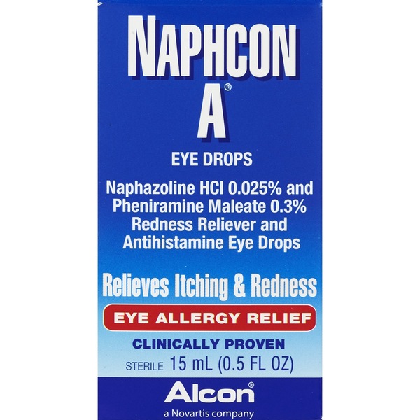 Alcon NAPHCON A Eye Allergy Relief Eye Drops (15ml)