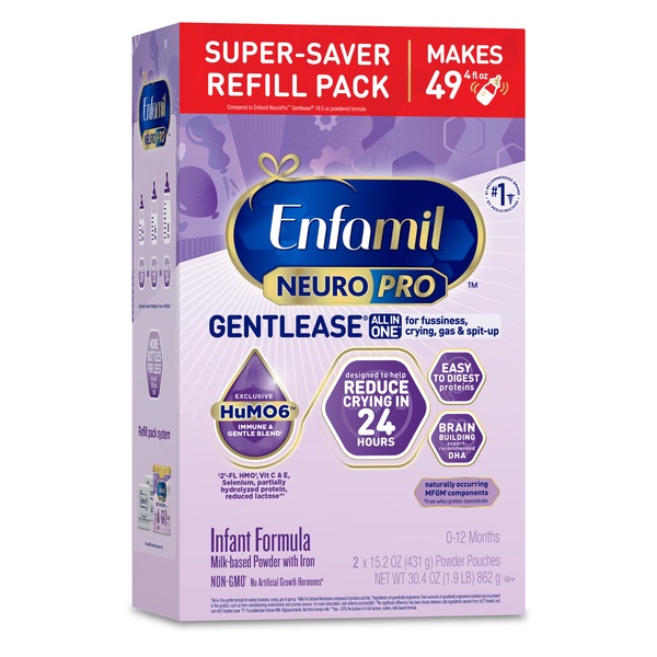 Enfamil NeuroPro Gentlease Powder Refill Box 30.4 OZ